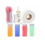 Kit pentru epilat cu 4 x ceara unica folosinta, 1 x rola epilat, 1 x ulei post epilat, art. EV1